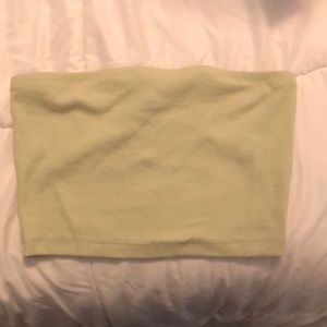 Small Forever 21 pale green tube top